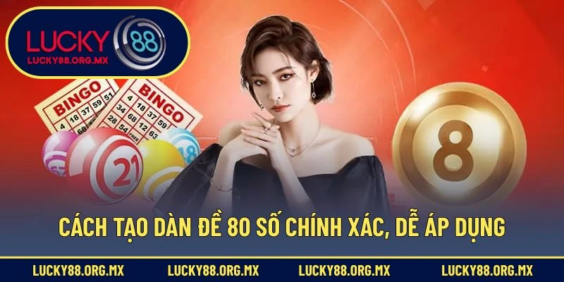 Dàn Đề 80 Số – Bí Quyết Chơi Lô Đề Với Xác Suất Trúng Cao Cách tạo dàn đề 80 số chính xác, dễ áp dụng