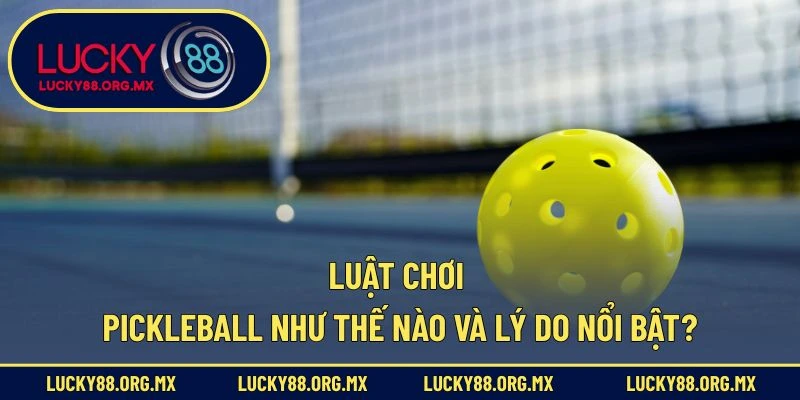 Luật Chơi Pickleball – Bộ Môn Thể Thao Đang Gây Sốt Toàn Cầu Luật chơi Pickleball như thế nào và lý do nổi bật?