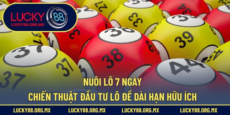 Nuôi Lô 7 Ngày – Chiến Thuật Đầu Tư Lô Đề Dài Hạn Hữu Ích Nuôi Lô 7 Ngày